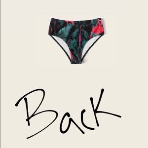 2 piece flamingo swim suit